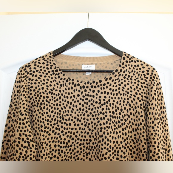 J. Crew cheetah print sweater (women’s XXL) (NWT) - Picture 6 of 13